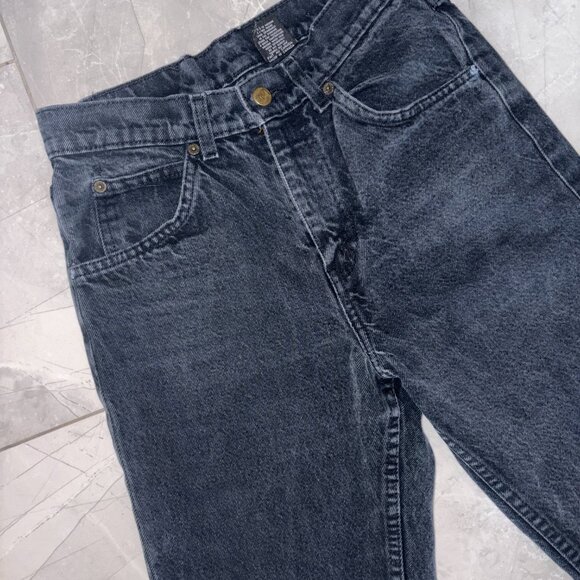 Vintage Lois Black Jeans 29 x 34" - Picture 9 of 12
